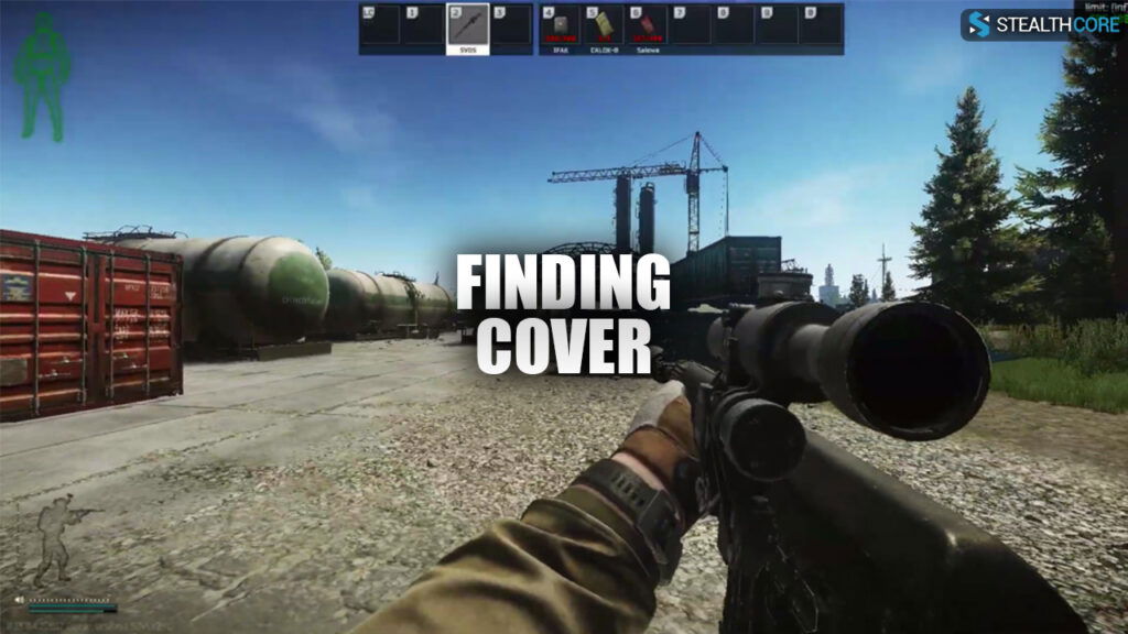 how to die less in eft - finding cover