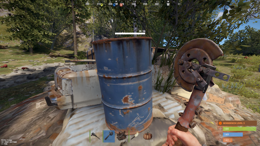 how to get scraps fast in rust