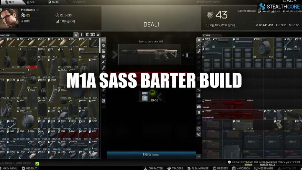 Best DMR Option Barter Build