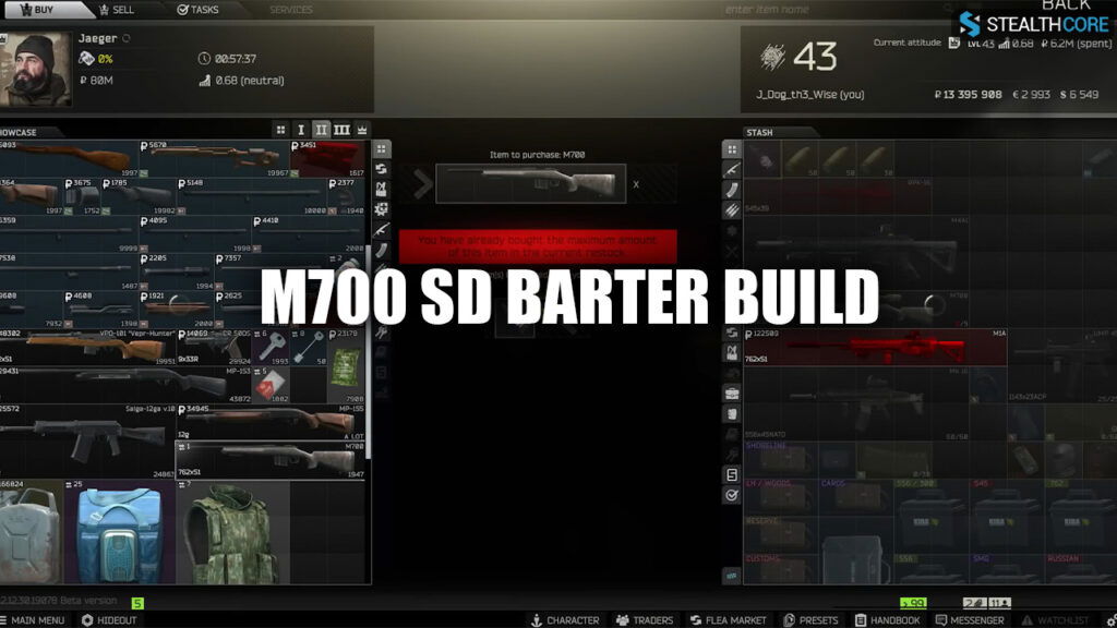 Best Budget Sniper Barter Build
