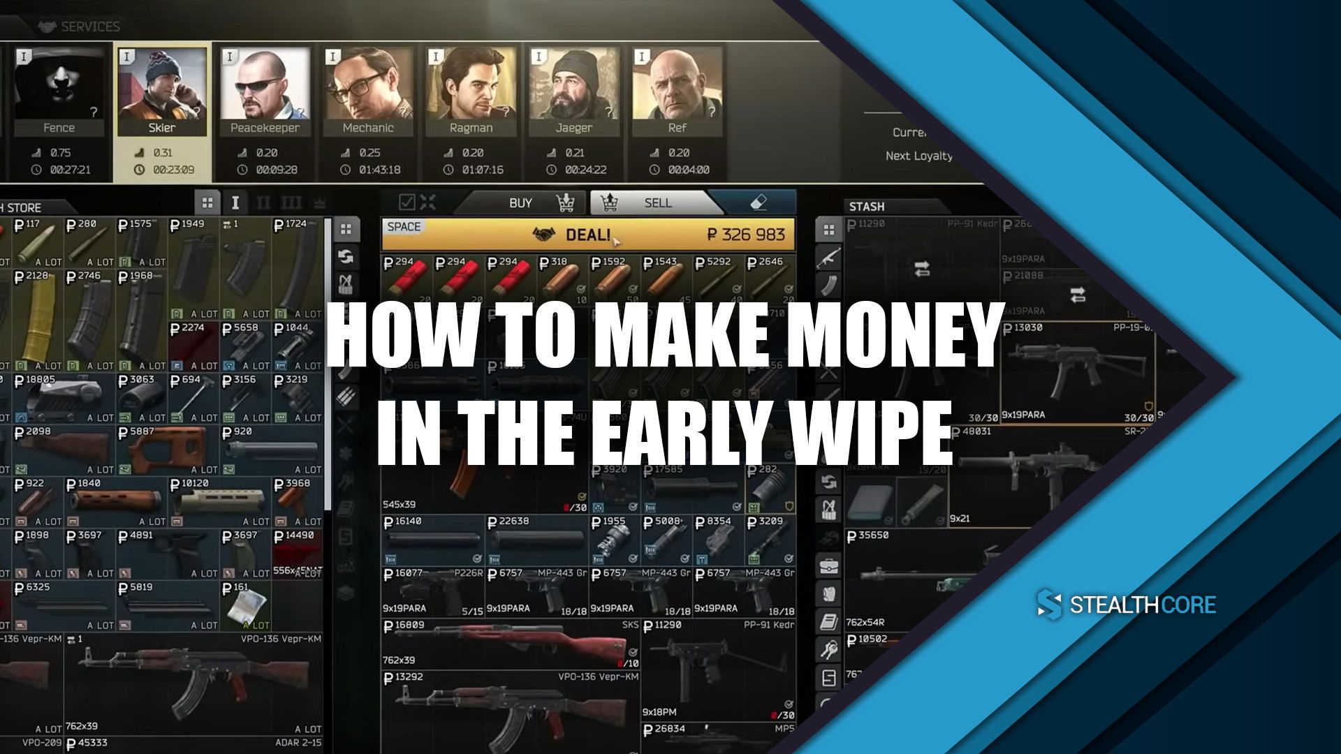 How to make money early wipe