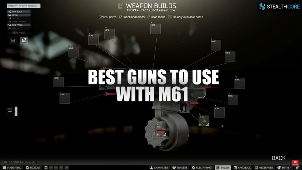 best guns to use with m61