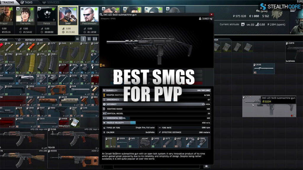 best SMGs for pvp