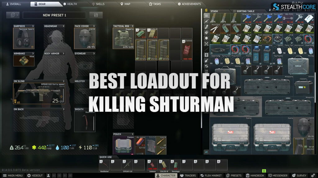 Best Loadout for Killing Shturman