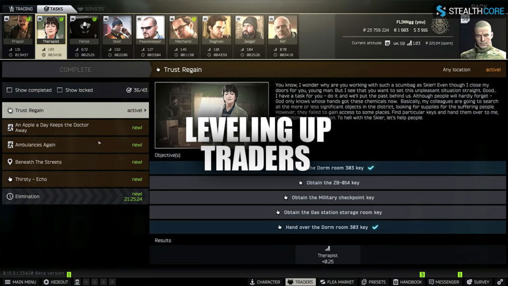 Leveling Up Traders