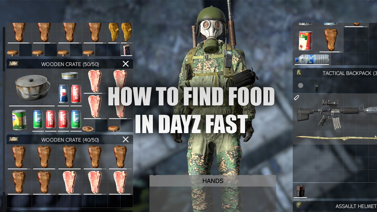 how to find food in day z fast